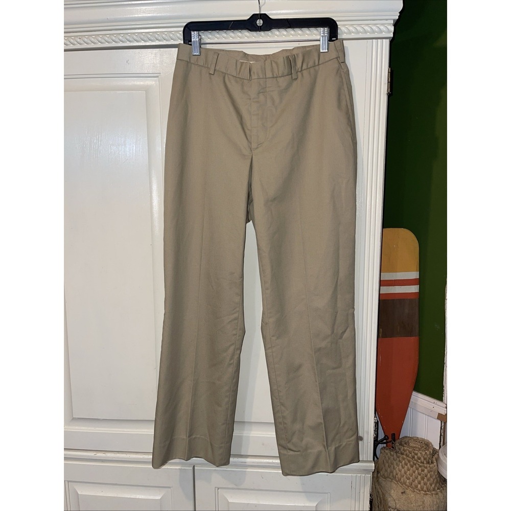 Creighton U.S. Navy Official Uniform Military Pants Men 32R 27 Inseam Beige USA